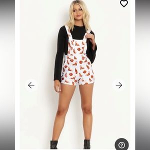 Blackmilk Ghost Foxes Short Overalls